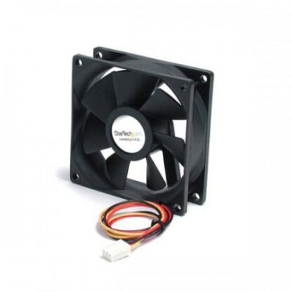 VENTILADOR STARTECH  CON RODAMIENTO DE BOLAS DOBLE FAN8X25TX3L 80MM 2000RPM NEGRO - Image 2
