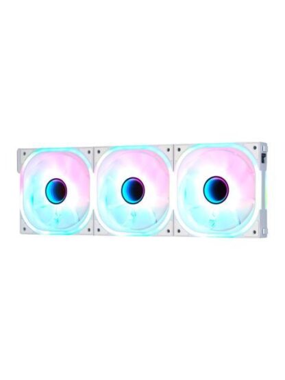 VENTILADOR GAME FACTOR FKG500-BK RGB 120MM 1900RPM BLANCO - 3 PIEZAS - Image 2