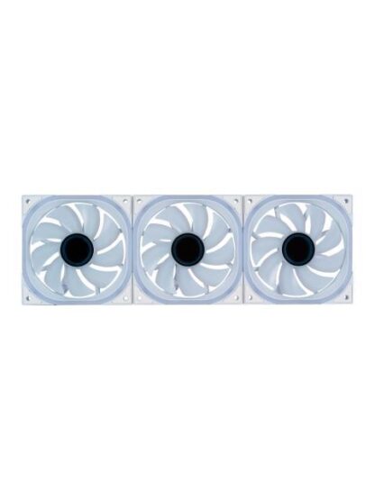 VENTILADOR GAME FACTOR FKG500-BK RGB 120MM 1900RPM BLANCO - 3 PIEZAS - Image 5