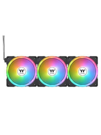 VENTILADOR THERMALTAKE SWAFAN EX12 ARGB SYNC 120MM 500 - 2000RPM NEGRO - 3 PIEZAS - Image 4