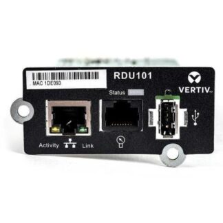 VERTIV TARJETA DE RED INTELLISLOT RDU101 DE 1 PUERTO 100 MBIT-S ETHERNET