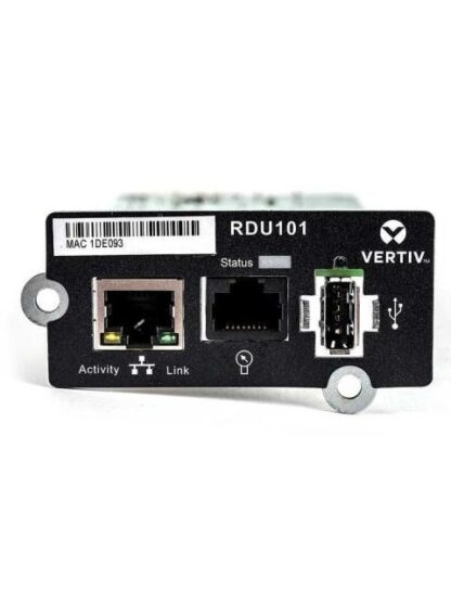 VERTIV TARJETA DE RED INTELLISLOT RDU101 DE 1 PUERTO 100 MBIT-S ETHERNET