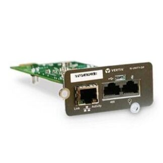 VERTIV TARJETA DE RED IS-UNITY-DP DE 1 PUERTO 100 MBIT-S RJ-45