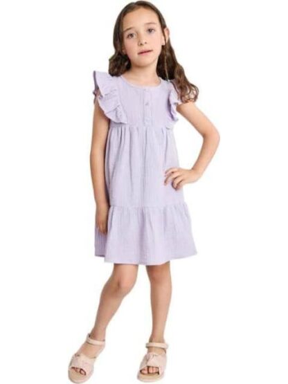 VESTIDO ALGODON LILA HOLLY LAND KIDS