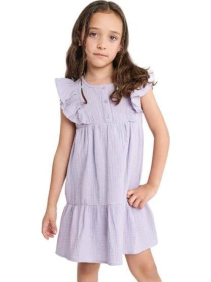 VESTIDO ALGODON LILA HOLLY LAND KIDS - Image 2