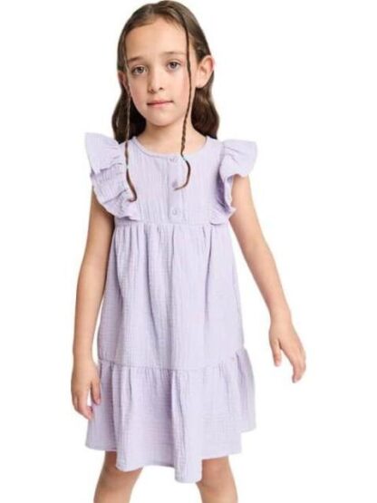 VESTIDO ALGODON LILA HOLLY LAND KIDS - Image 3