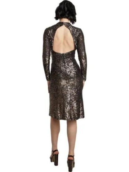 VESTIDO LENTEJUELA DORADO HOLLY LAND PREMIUM - Image 3