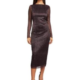 VESTIDO BRILLOS VINO HOLLY LAND PREMIUM
