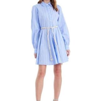 VESTIDO CAMISERO AZUL HOLLY LAND