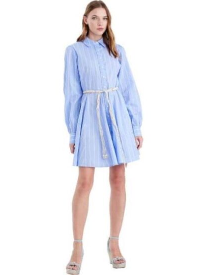VESTIDO CAMISERO AZUL HOLLY LAND