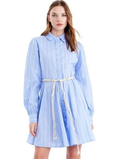 VESTIDO CAMISERO AZUL HOLLY LAND - Image 2