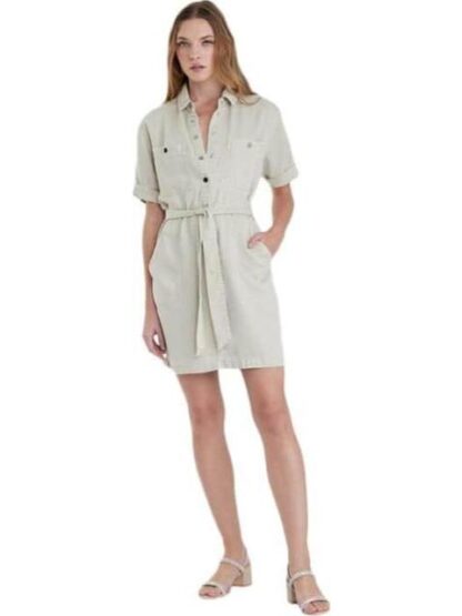 VESTIDO CAMISERO BEIGE HOLLY LAND