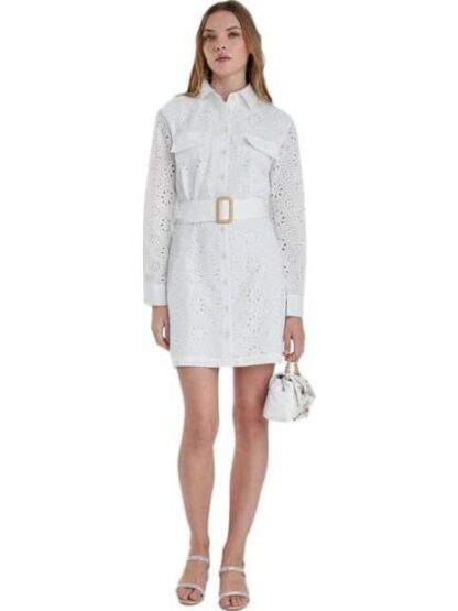 VESTIDO CAMISERO BLANCO HOLLY LAND