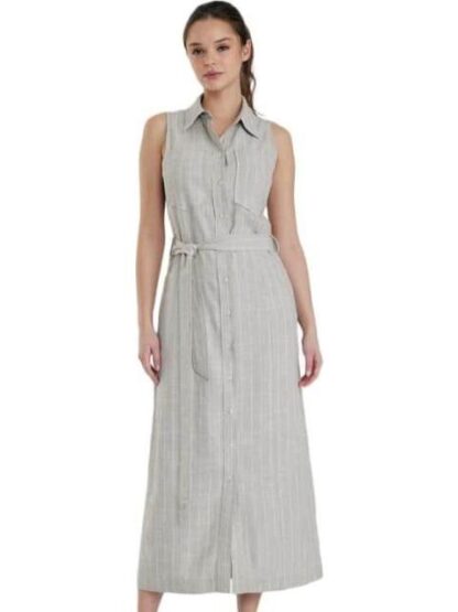 VESTIDO CAMISERO TAUPE HOLLY LAND - Image 2