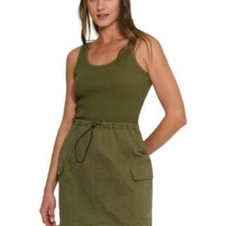 VESTIDO CARGO VERDE OLIVO HOLLY LAND