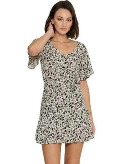 VESTIDO CON SHORT BLANCO/NEGRO HOLLY LAND - Image 4