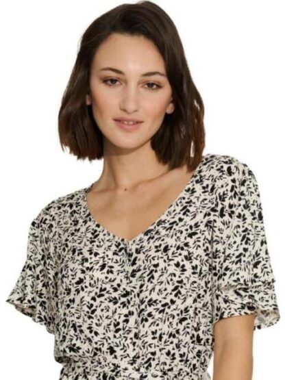 VESTIDO CON SHORT BLANCO/NEGRO HOLLY LAND - Image 5
