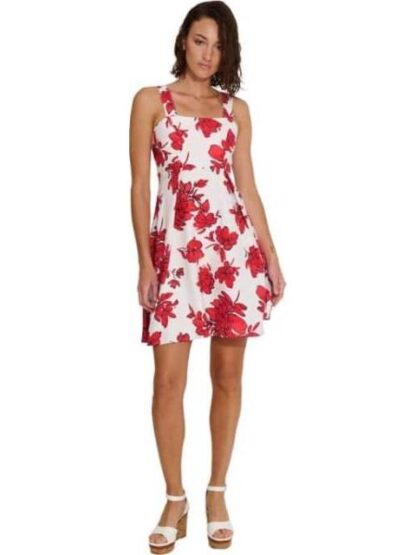 VESTIDO CORTO DE LINO BLANCO HOLLY LAND