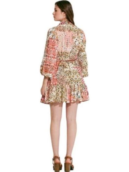 VESTIDO CORTO ESTAMPADO MULTICOLOR HOLLY LAND - Image 2