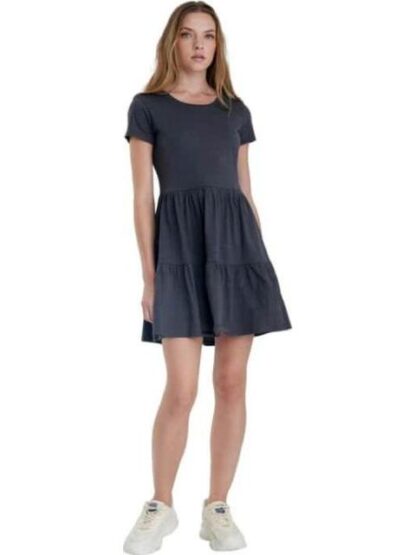 VESTIDO CORTO GRIS HOLLY LAND