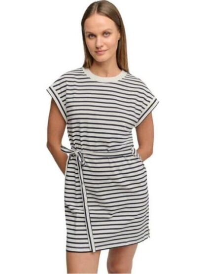 VESTIDO CORTO RAYAS AZUL MARINO HOLLY LAND - Image 2