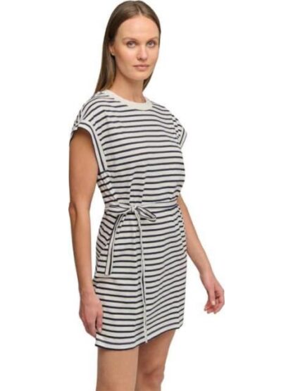 VESTIDO CORTO RAYAS AZUL MARINO HOLLY LAND - Image 4