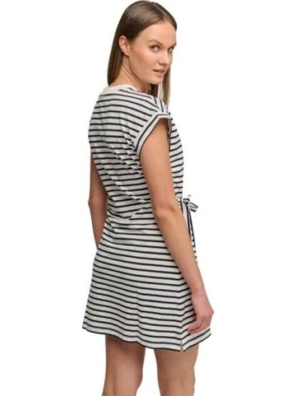 VESTIDO CORTO RAYAS AZUL MARINO HOLLY LAND - Image 5