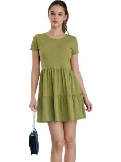 VESTIDO CORTO VERDE HOLLY LAND - Image 2