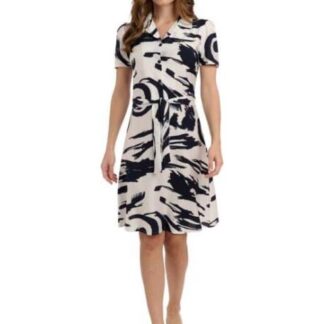 VESTIDO DAMA CONTEMPORANEA AZUL MARINO YAELI FASHION