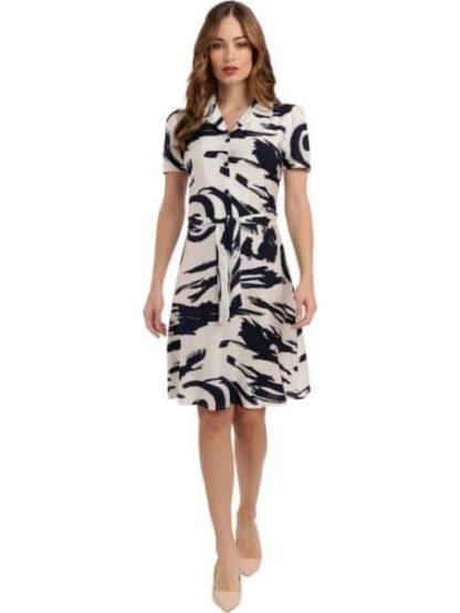 VESTIDO DAMA CONTEMPORANEA AZUL MARINO YAELI FASHION