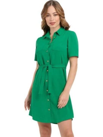VESTIDO DAMA CONTEMPORANEA VERDE YAELI FASHION - Image 2