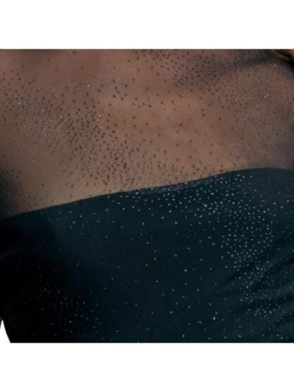 VESTIDO CON TRANSPARENCIA NEGRO HOLLY LAND - Image 5