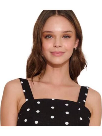 VESTIDO DE LINO PUNTOS NEGRO HOLLY LAND - Image 5