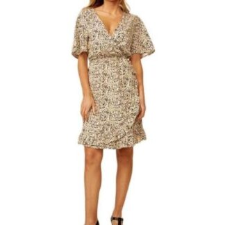 VESTIDO ESTAMPADO ANIMAL PRINT ANIMAL PRINT HOLLY LAND