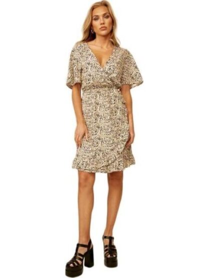 VESTIDO ESTAMPADO ANIMAL PRINT ANIMAL PRINT HOLLY LAND