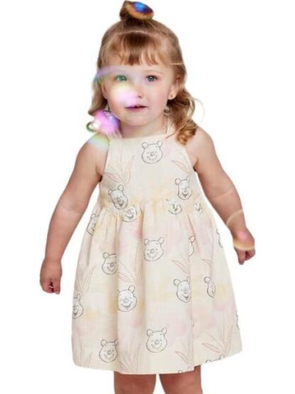 VESTIDO ESTAMPADO APLICACIONES AMARILLO WINNIE THE POOH - Image 3