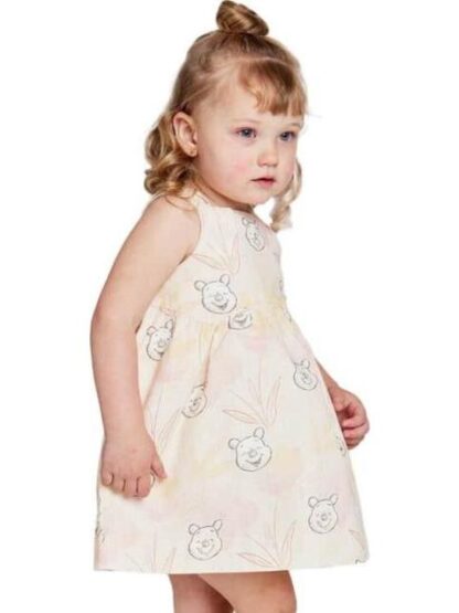 VESTIDO ESTAMPADO APLICACIONES AMARILLO WINNIE THE POOH - Image 4
