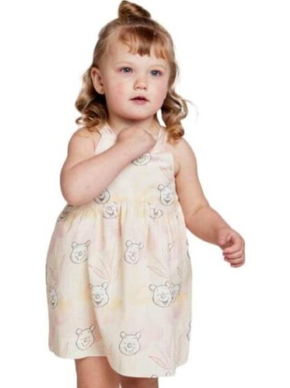 VESTIDO ESTAMPADO APLICACIONES AMARILLO WINNIE THE POOH - Image 5