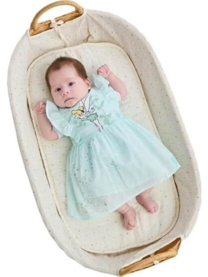 VESTIDO ESTAMPADO APLICACIONES AZUL MENTA DISNEY BABY