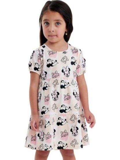 VESTIDO ESTAMPADO APLICACIONES CORAL MINNIE MOUSE - Image 2
