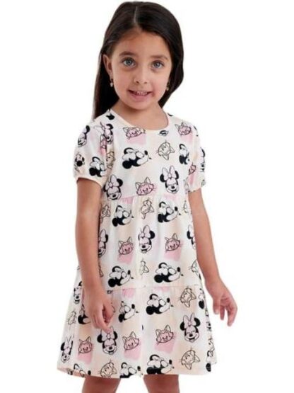 VESTIDO ESTAMPADO APLICACIONES CORAL MINNIE MOUSE - Image 3