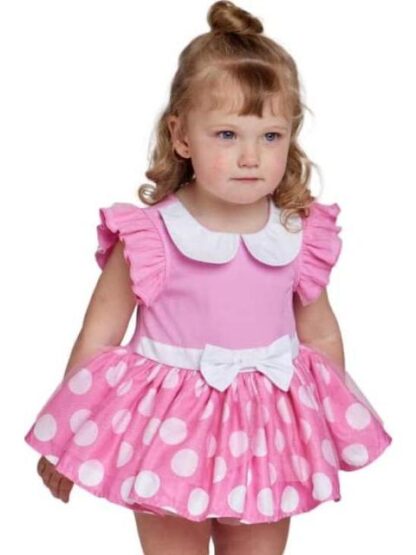 VESTIDO ESTAMPADO APLICACIONES ROSA DISNEY BABY - Image 4