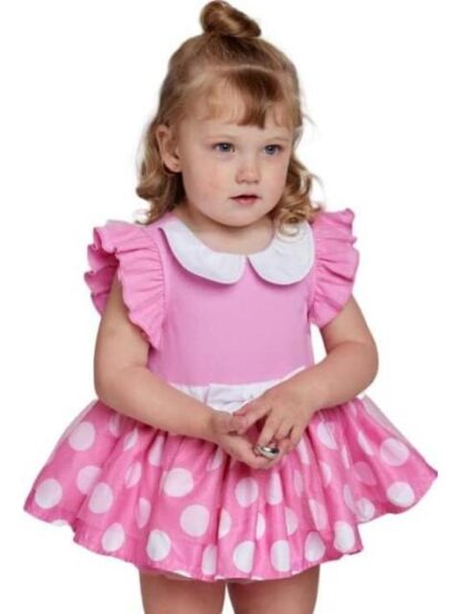 VESTIDO ESTAMPADO APLICACIONES ROSA DISNEY BABY - Image 5