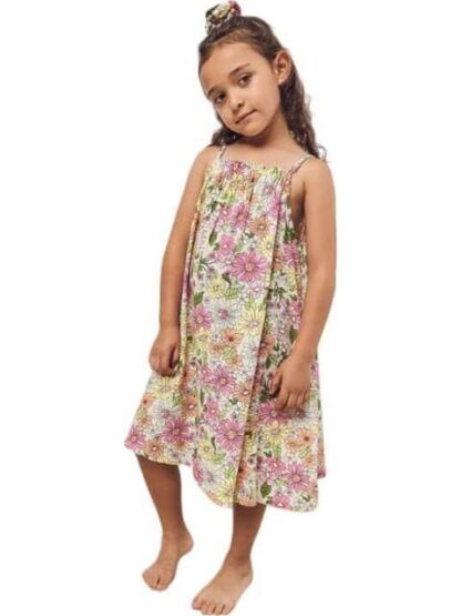 VESTIDO FLORES ROSA HOLLY LAND KIDS - Image 2