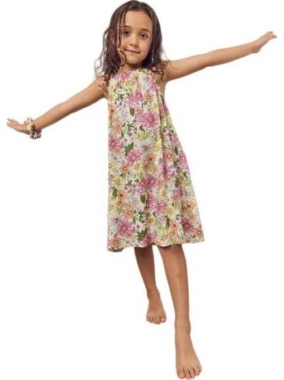 VESTIDO FLORES ROSA HOLLY LAND KIDS - Image 3