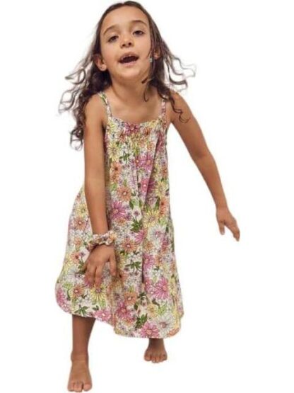 VESTIDO FLORES ROSA HOLLY LAND KIDS - Image 4