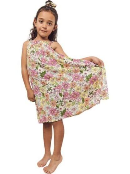 VESTIDO FLORES ROSA HOLLY LAND KIDS - Image 6