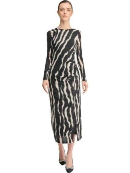 VESTIDO ESTAMPADO NEGRO HOLLY LAND