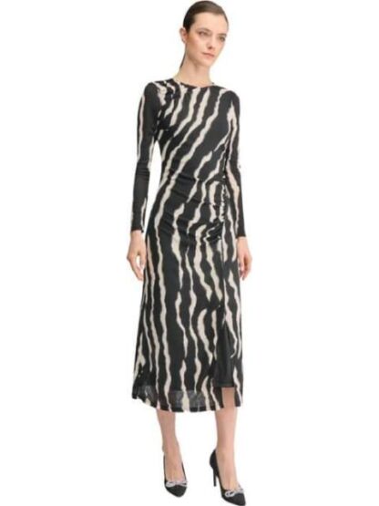 VESTIDO ESTAMPADO NEGRO HOLLY LAND - Image 4