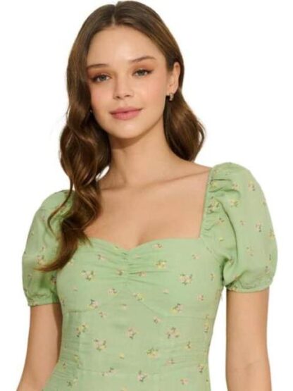 VESTIDO ESTAMPADO VERDE HOLLY LAND - Image 2